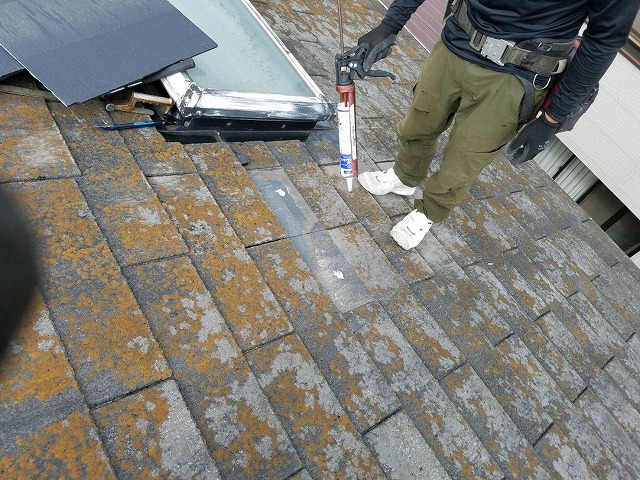 別箇所もコーキング